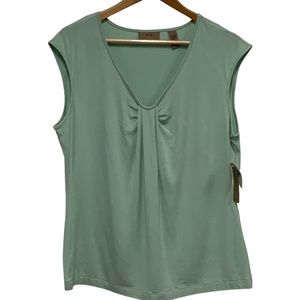 I.E. Mint Green Sleeveless Top- Size Large
